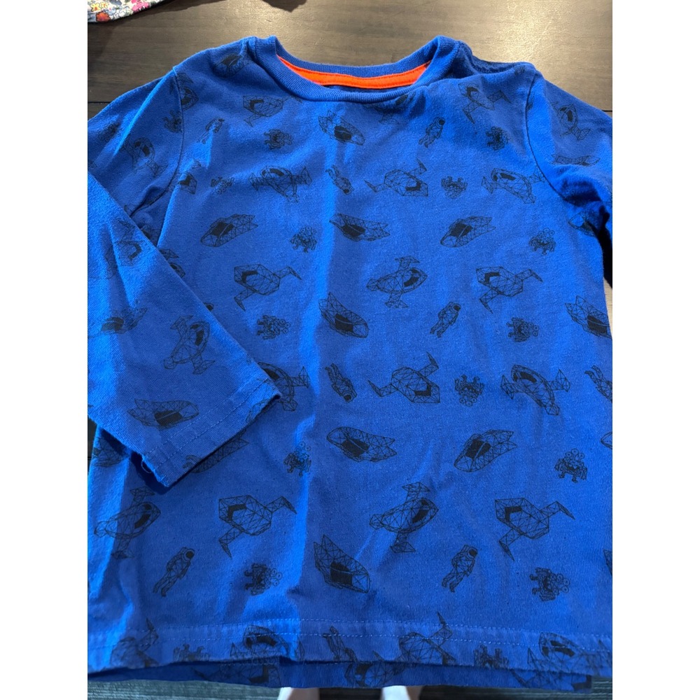 365 Kids from Garanimals Boys Blue Space Astronaut Long Sleeve Tee Size 4